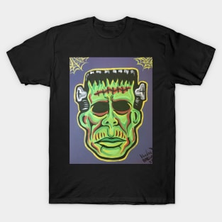 Ben cooper style monster mask collegeville costume 80s creature mask frankenstein T-Shirt